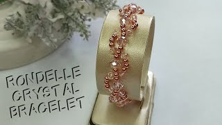 Jewelry Making | DIY Beaded Bracelet | Rondelle Crystal Bracelet