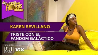 Karen Sevillano le cuenta a Sebastián sobre el fandom del reality | La casa de los famosos Colombia