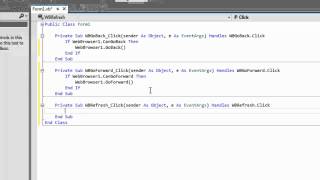 Basic WebBrowser - VB.NET
