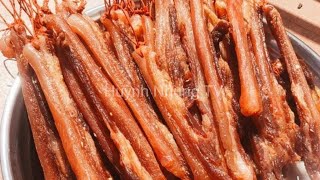 THỊT BA CHỈ PHƠI KHÔ  - LẠP DỤC HEO. Cách làm đơn giản nhất, bảo quản lâu, thơm ngon cho ngày Tết.