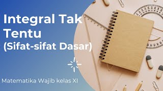 sifat integral tak tentu