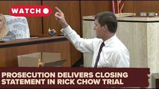 Prosecution closing argument in the Rick Chow murder trial: Full video