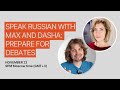 CHAT WITH MAX AND DASHA IN RUSSIAN. Intermediate conversation between native Russian speakers