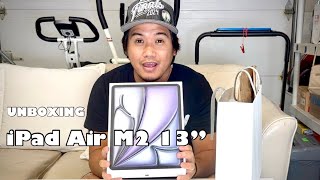 APPLE IPAD AIR 13inch ||UNBOXING|| (TAGALOG)