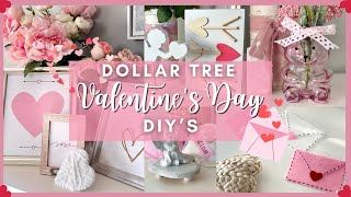DOLLAR TREE VALENTINES DAY DIYs 2024 💗 Easy High End VALENTINE'S Day DIY VALENTINE'S Crafts 2024 💕