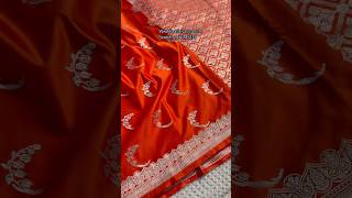 Banarasi mashru katan silk saree price 3599 booking www.kaashivastra.com search code MK135