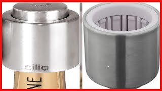 Great product -  Cilio Stainless Steel Champagne Sealer, Bottle Stopper for Sealing Champagne Bottle