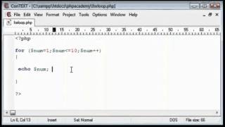 For Loop Tutorial in Computer Programming (example PHP) [Hindi]