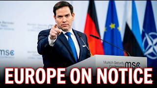 Breaking: Rubio delivers a wake-up call to Europe at the Munich Security Conference!