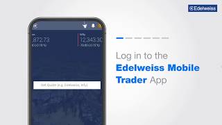 Login through Fingerprint on Edelweiss Mobile Trader