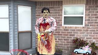 ONE OF A KIND Pneumatic Overhaul of Gemmy’s Leatherface Animatronic via Hallucinations Creations