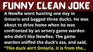 A Newfie And An Ornery Warden - (FUNNY CLEAN JOKE) | Funny Jokes 2022