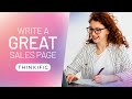 How to Write a Great Sales Page for Your Community - 3.4 Thriving Communities Course