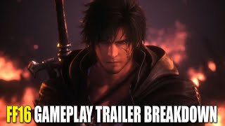 Final Fantasy 16 New Gameplay Trailer Breakdown | 2022 Dominion Trailer