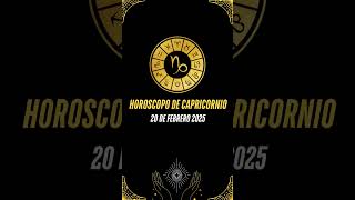 HOROSCOPO DE CAPRICORNIO HOY #horoscopo