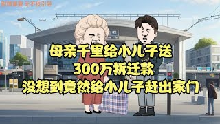 母亲千里给小儿子送300万拆迁款没想到竟然给小儿子赶出家门