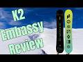 The 2025 K2 Embassy Snowboard Review