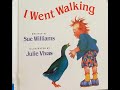 Read Aloud - I Went Walking by Sue Williams