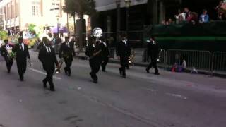 Excelsior Brass Band parades by