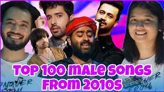Top 100 Male Songs From The 2010s || MUZIX | Reaction
