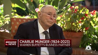 Charlie Munger in final CNBC interview: You've got to learn how to recognize rare opportunities