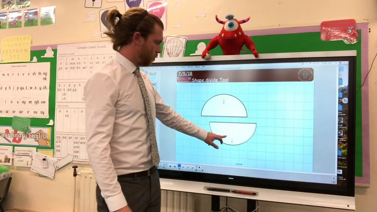 Smart Notebook Tools Shape Divide Youtube