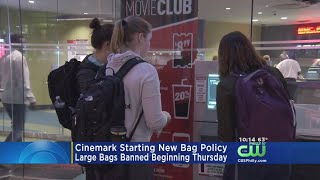 Cinemark Starting New Bag Policy