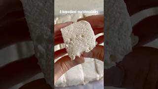 4 Ingredient Homemade Marshmallows #shorts