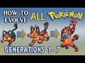How To Evolve All Pokémon All Generations 1-7 How To Evolve All Pokémon All Generations 1-7