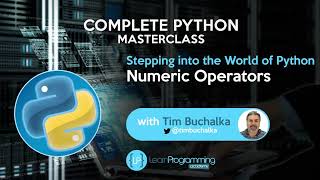 13. Numeric Operators | Python for life