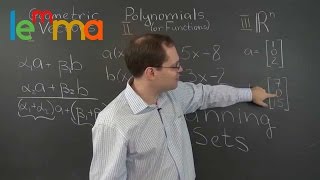 Linear Algebra 2n: Spanning Sets