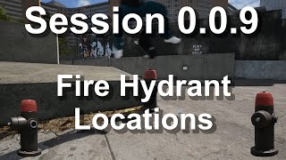 All Five Fire Hydrant Locations