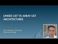 Linked List vs Array List - 01 - Introduction