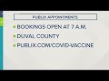 Publix vaccine appointments open Wednesday after delays due to wintry weather