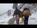 This is Himalayan Life in Our Village||Nepal🇳🇵||Most Peacefulla And Relaxing life but Snow fall