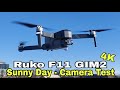 Ruko F11 GIM2 Drone (Sunny Day) 4K Camera Test