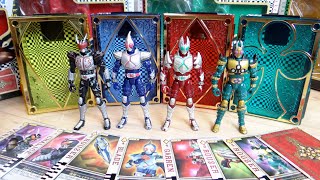 ライダーフィギュア＋変身エフェクトケース＋ラウズカード2種が1セットに！仮面ライダーブレイド・ギャレン・カリス・レンゲル \u0026 ラウズボックスセット レビュー！仮面ライダー剣