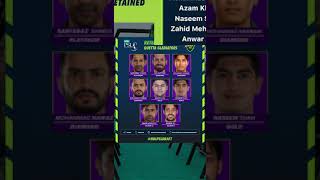 Quetta Gladiators Final Squad for HBLPSL 2021| All PSL Teams final squads after PSL 6 draft| #shorts