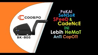 Coospo BK805! Sensor Speed & Cadence Sekaligus! VIdeo Unboxing berikut instalasi & setting lengkap!