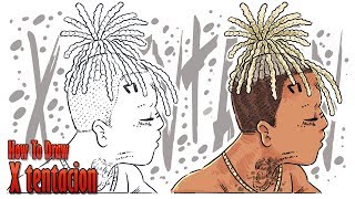 How To Draw X tentacion bad vibes forever