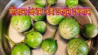 জীবনে প্রথম এই বেগুন টা খেলাম। 1st time try it in my life. #uk #food #viralvideo