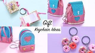 4 Easy DIY Gift Keychain Ideas | Gift Ideas | How to make Keychain