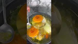 How to prepare vegetable soup, chicken and noodles