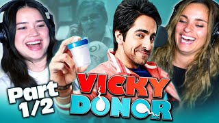 VICKY DONOR Movie Reaction Part 1/2! | Ayushmann Khurrana | Yami Gautam | Shoojit Sircar