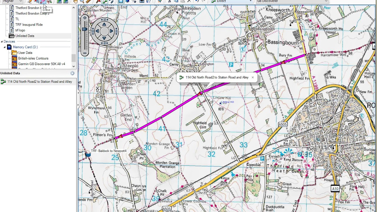 Garmin Basecamp - Route Creation And Modifying Tools - YouTube