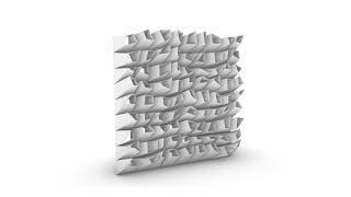 Grasshopper Python / 3D matrix wall