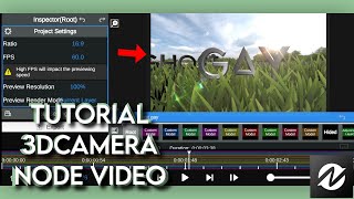 Tutorial 3dCam typography Node video