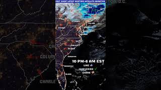 EAST COAST Wed Jan 29 Latest Weather Satellite Animation Radar - Daily Real-Time Storm Tracking