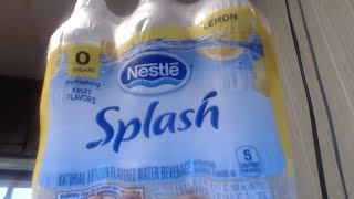 Lemon Flavored Nestle Splash Water Beverage