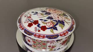 Vintage Imari Ware Trinket Box, Made in Japan.